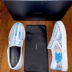 Amiri Slip On Tie Dye Skel Toe